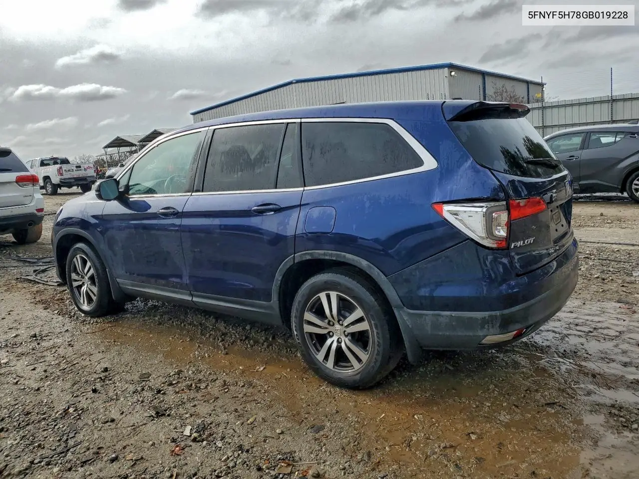 5FNYF5H78GB019228 2016 Honda Pilot Exln
