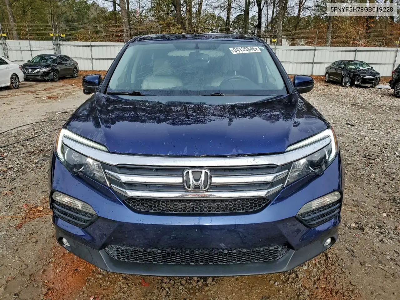 5FNYF5H78GB019228 2016 Honda Pilot Exln