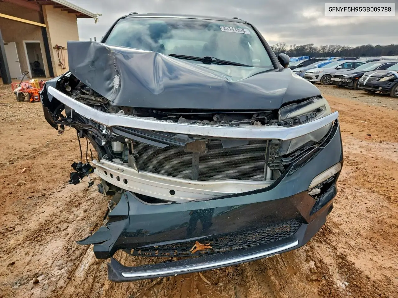 5FNYF5H95GB009788 2016 Honda Pilot Touring