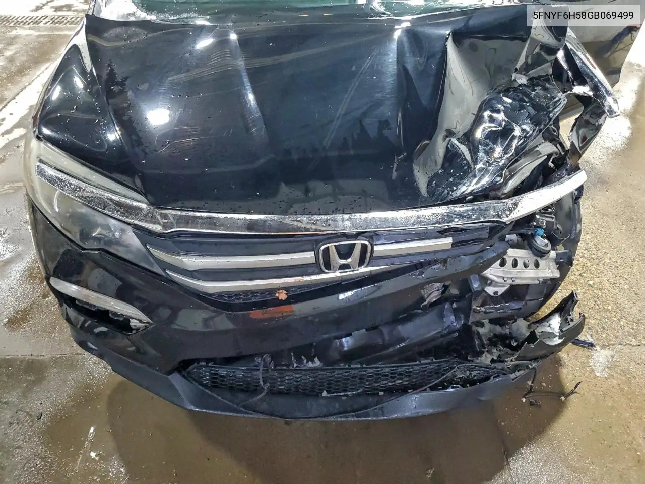5FNYF6H58GB069499 2016 Honda Pilot Exl