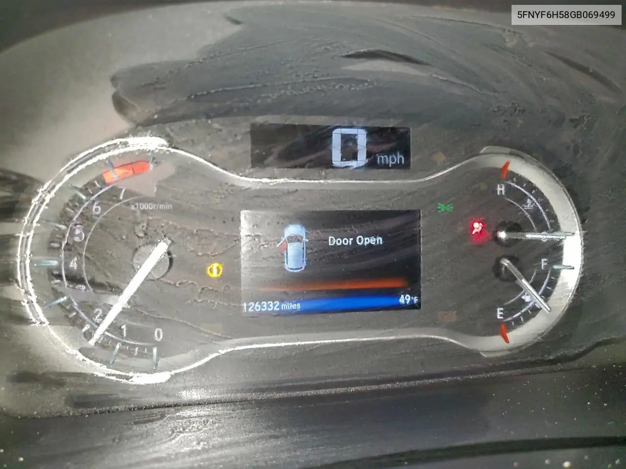 5FNYF6H58GB069499 2016 Honda Pilot Exl