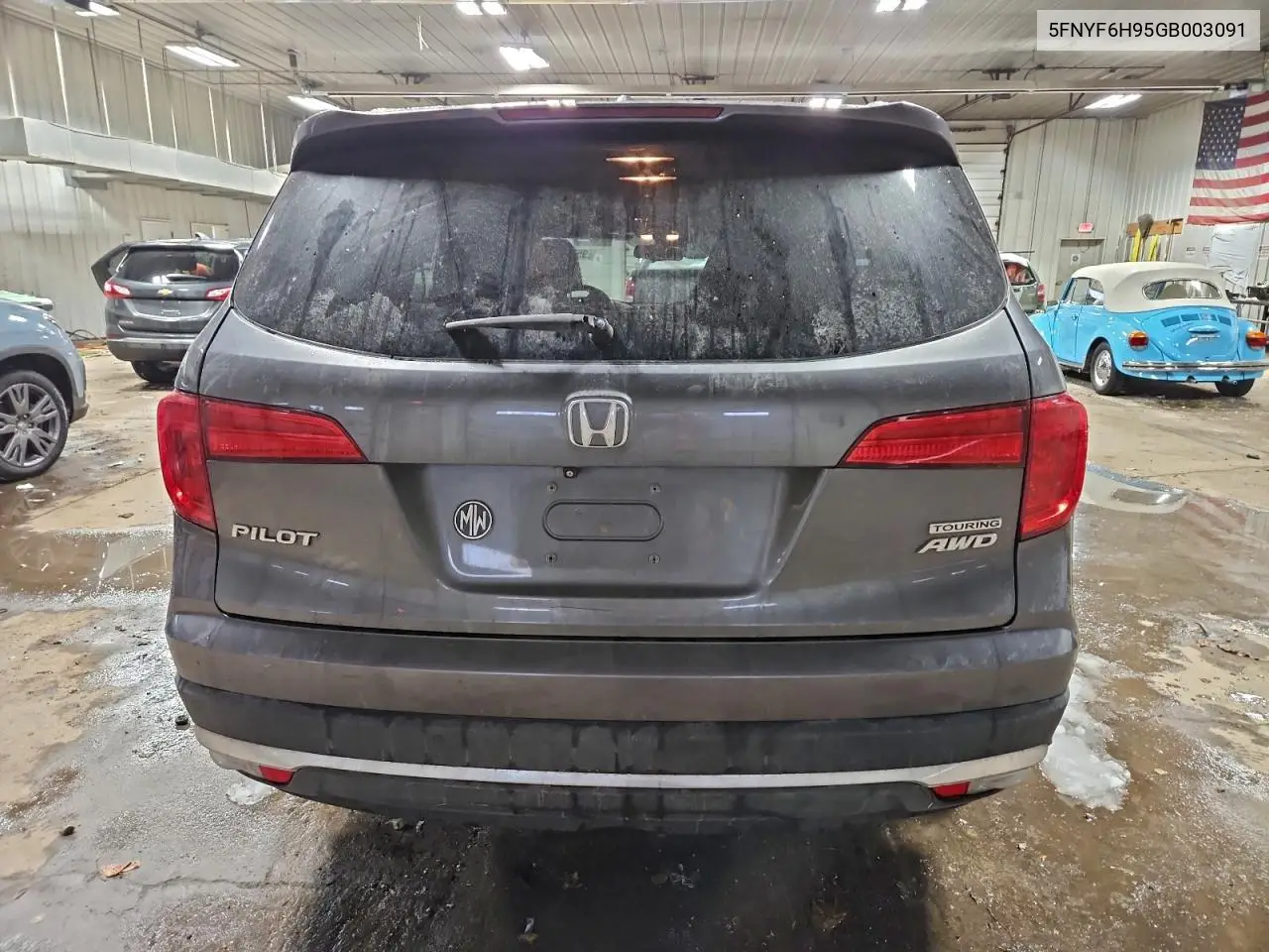 5FNYF6H95GB003091 2016 Honda Pilot Touring