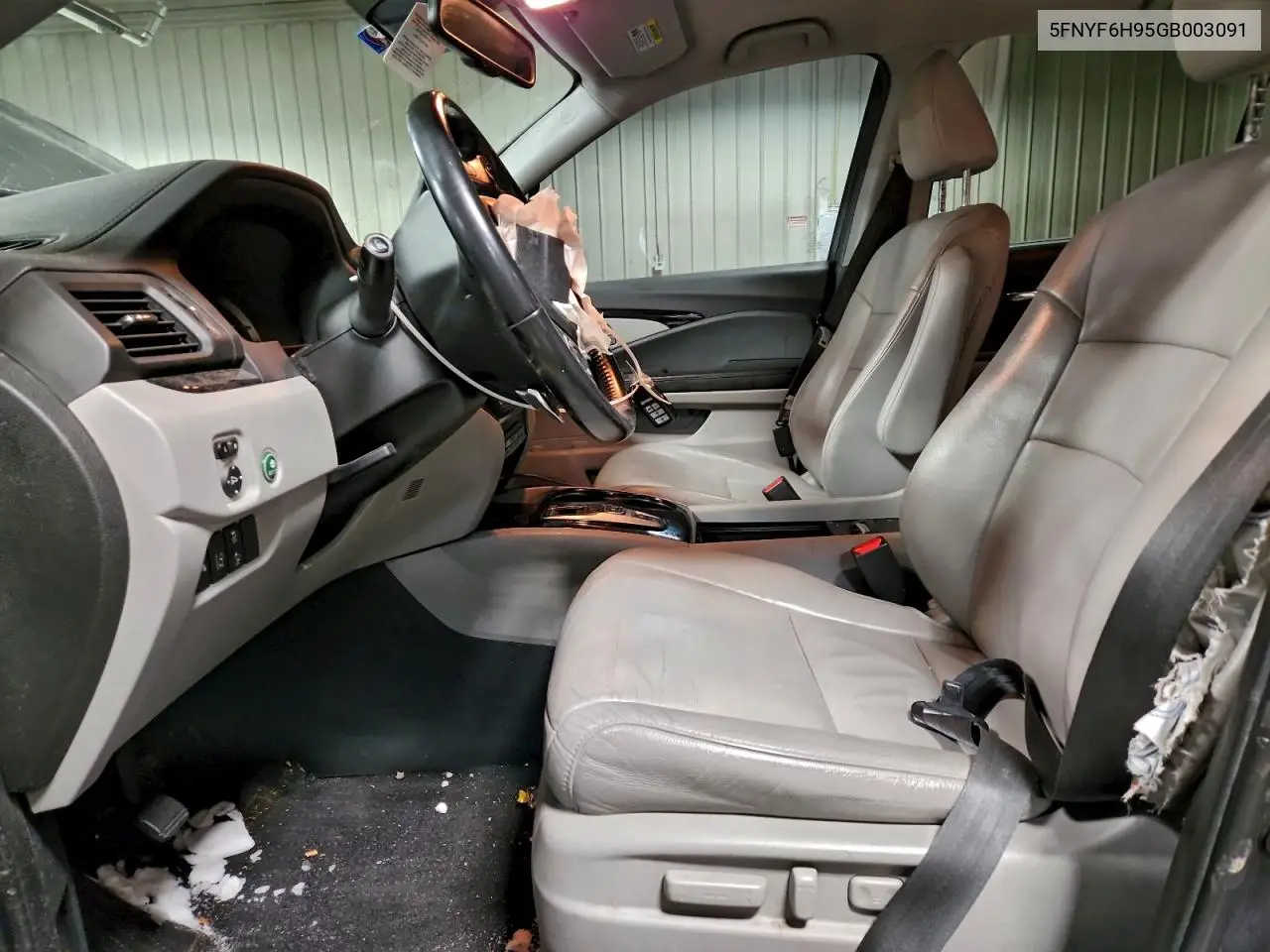 5FNYF6H95GB003091 2016 Honda Pilot Touring