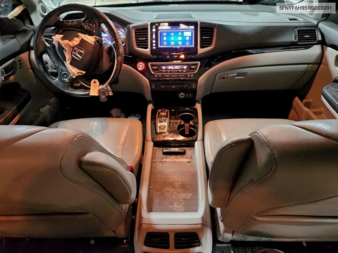 5FNYF6H95GB003091 2016 Honda Pilot Touring