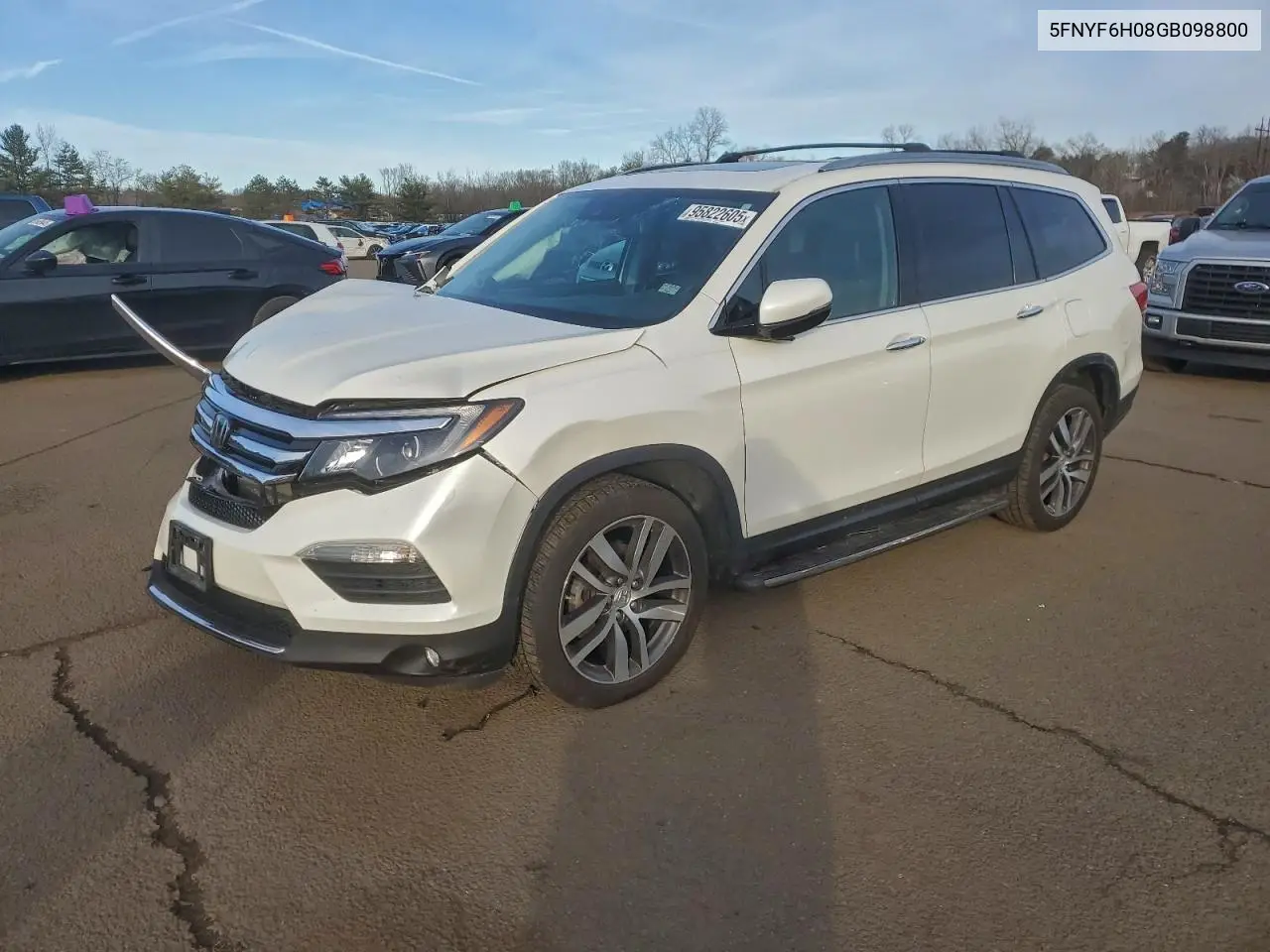 5FNYF6H08GB098800 2016 Honda Pilot Elite