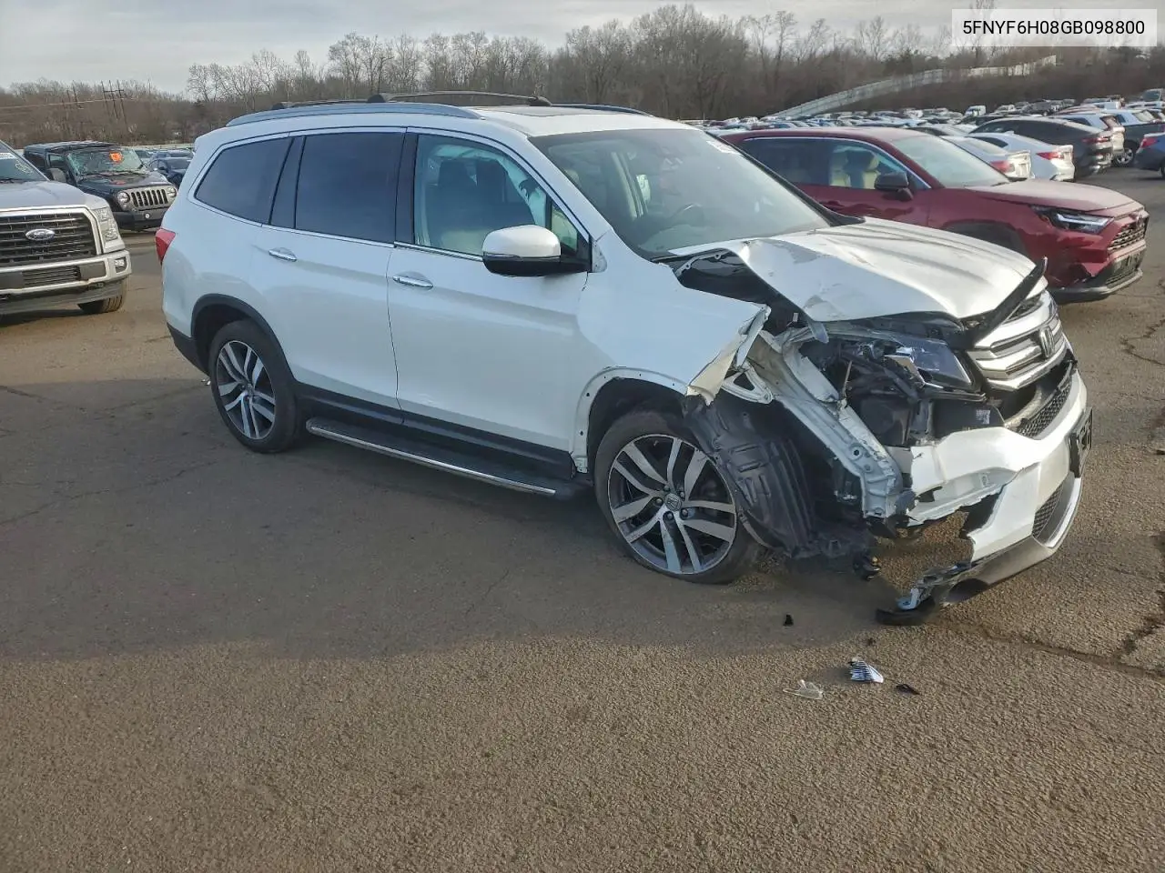 5FNYF6H08GB098800 2016 Honda Pilot Elite