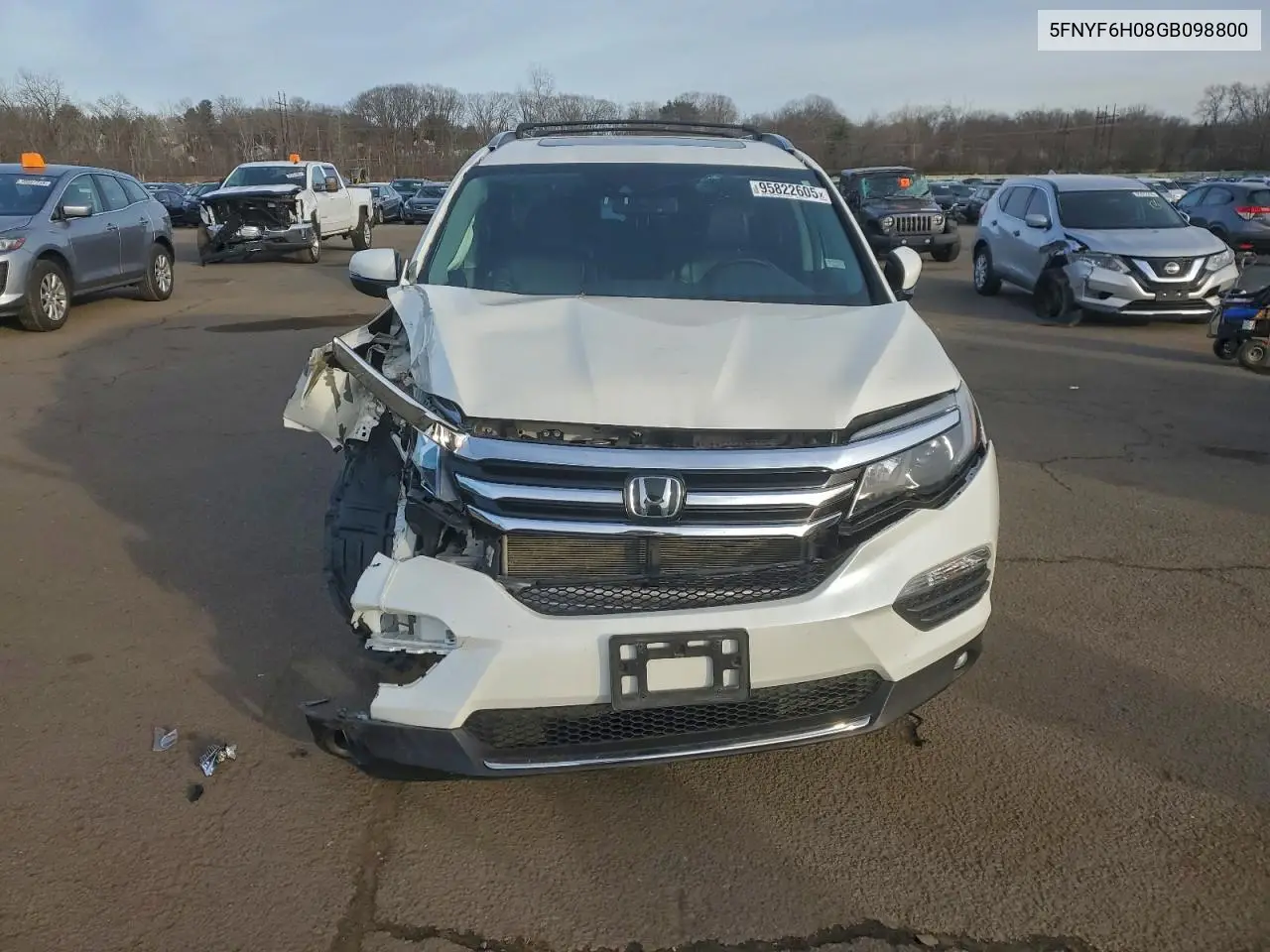 5FNYF6H08GB098800 2016 Honda Pilot Elite