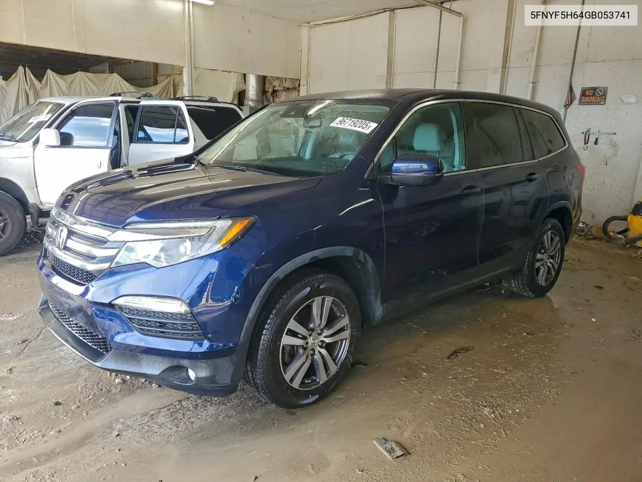 5FNYF5H64GB053741 2016 Honda Pilot Exl