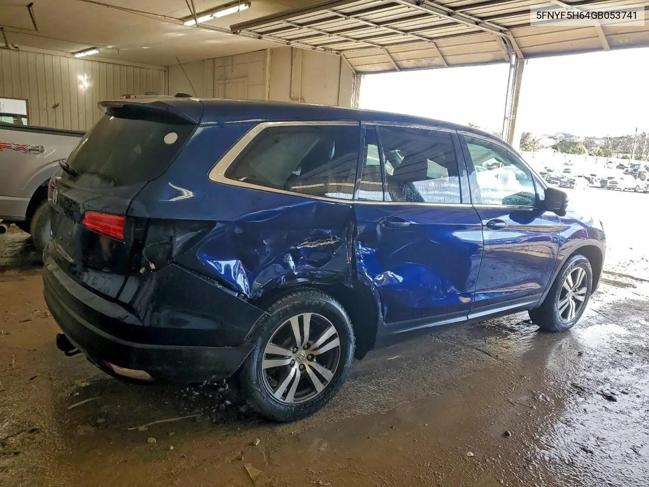 5FNYF5H64GB053741 2016 Honda Pilot Exl