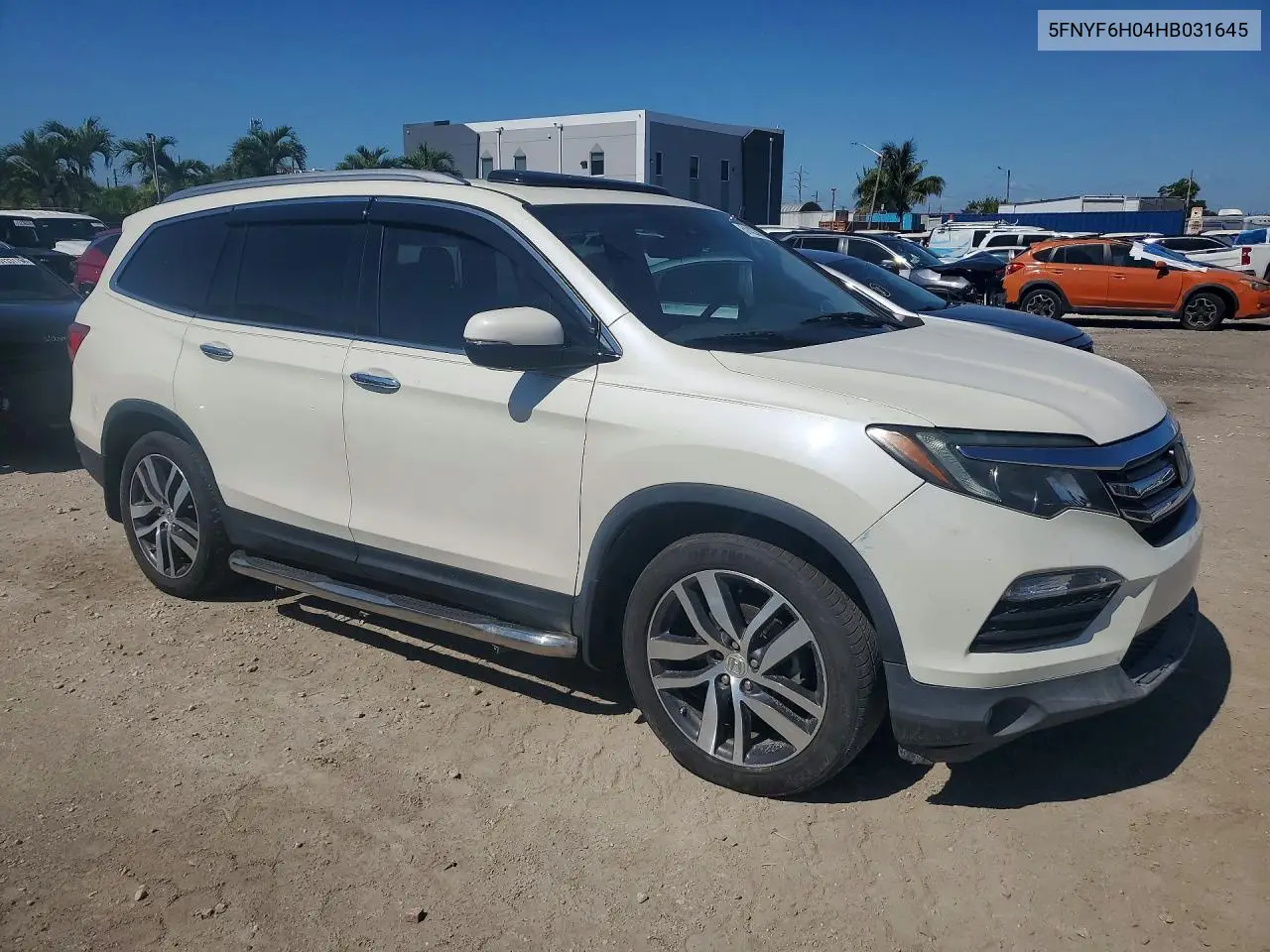 5FNYF6H04HB031645 2017 Honda Pilot Elite