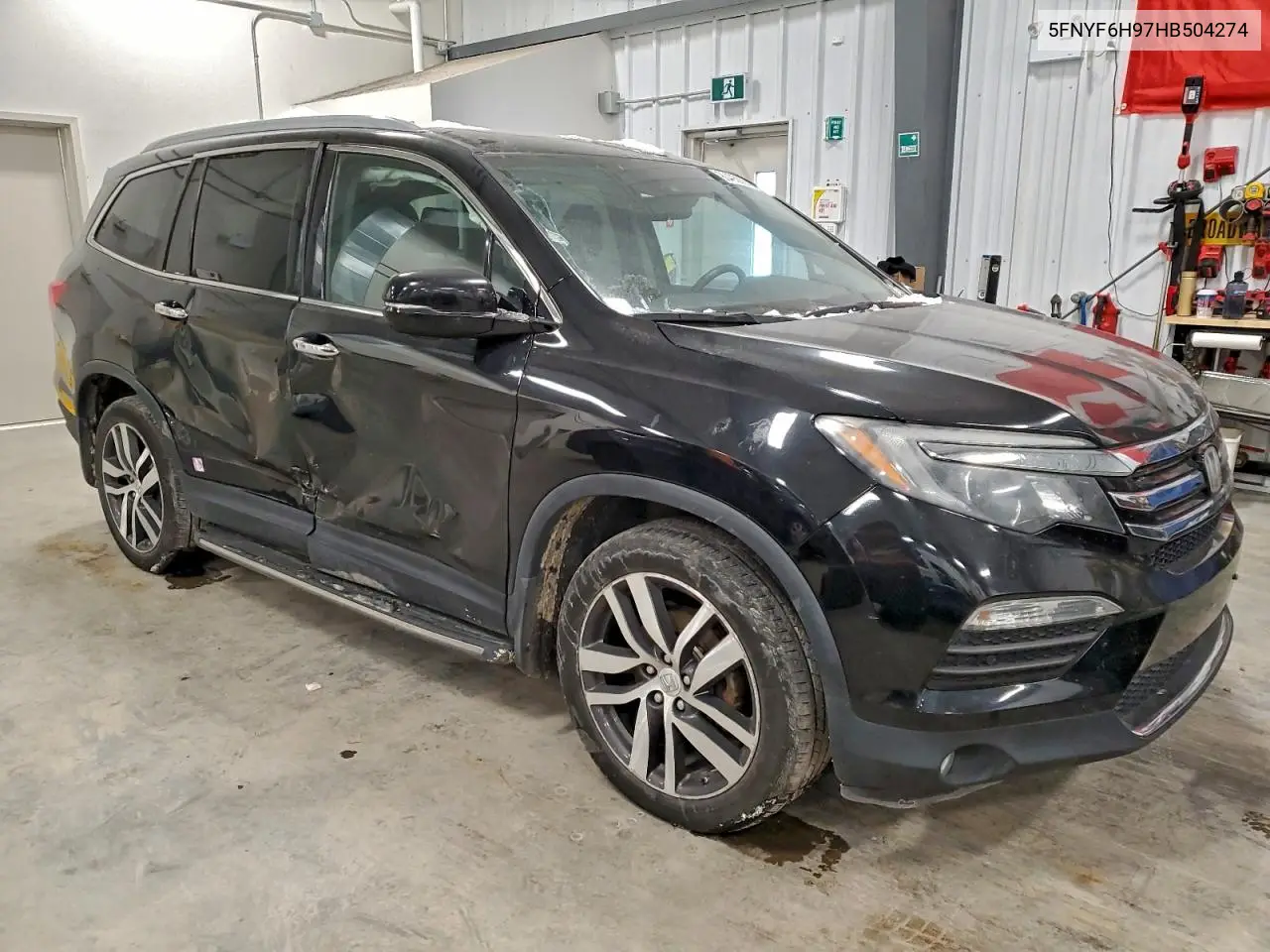 5FNYF6H97HB504274 2017 Honda Pilot Touring
