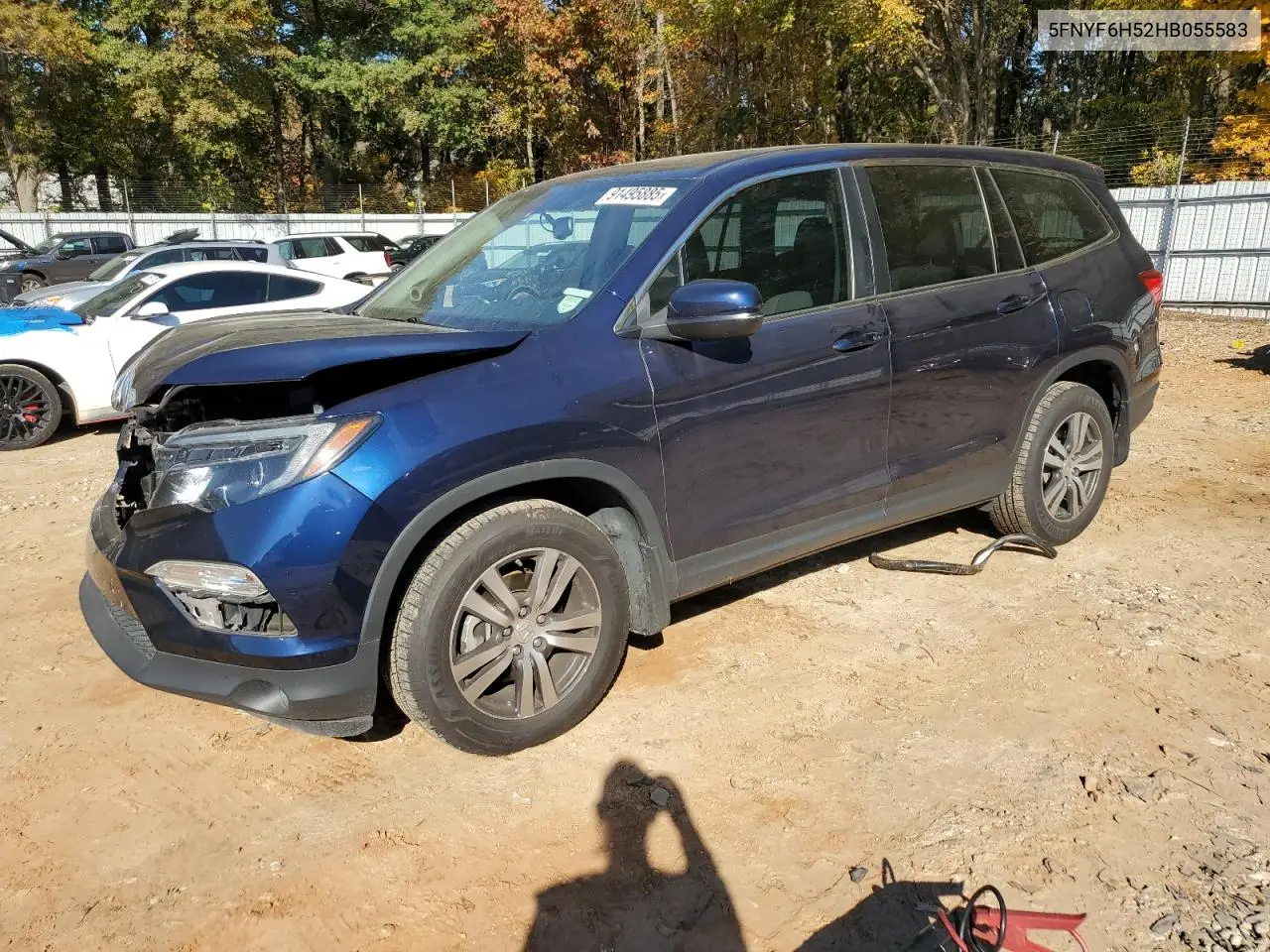 5FNYF6H52HB055583 2017 Honda Pilot Exl