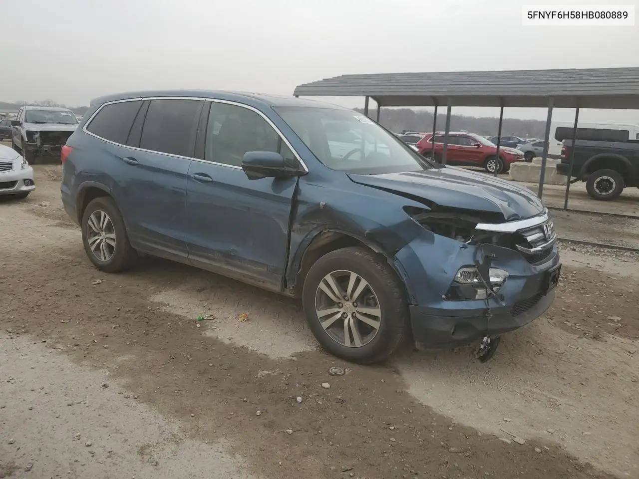 5FNYF6H58HB080889 2017 Honda Pilot Exl