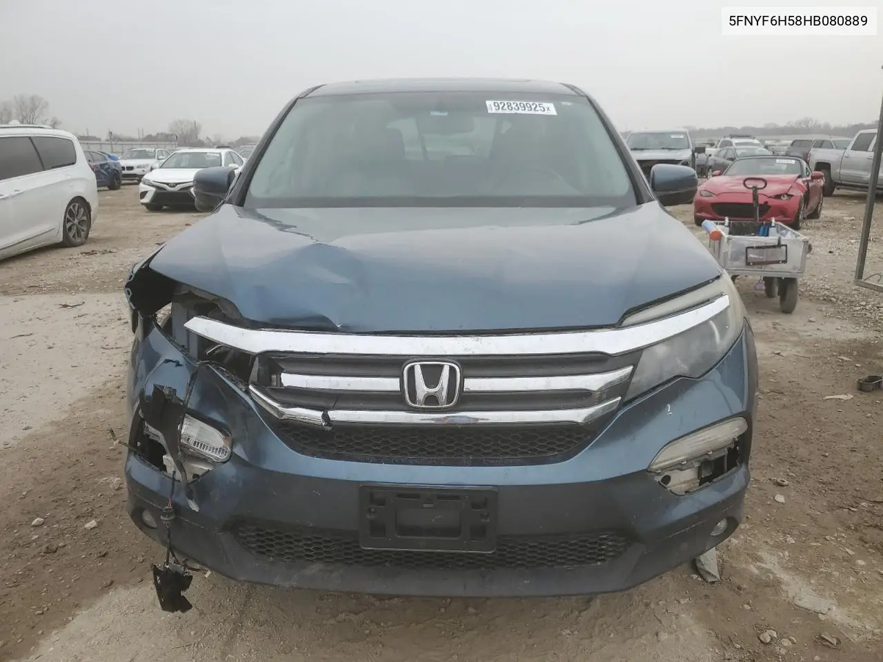 5FNYF6H58HB080889 2017 Honda Pilot Exl