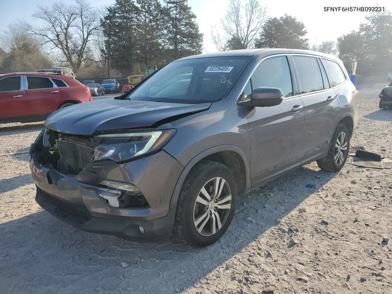 5FNYF6H57HB093231 2017 Honda Pilot Exl