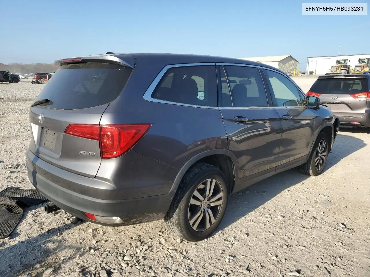 5FNYF6H57HB093231 2017 Honda Pilot Exl