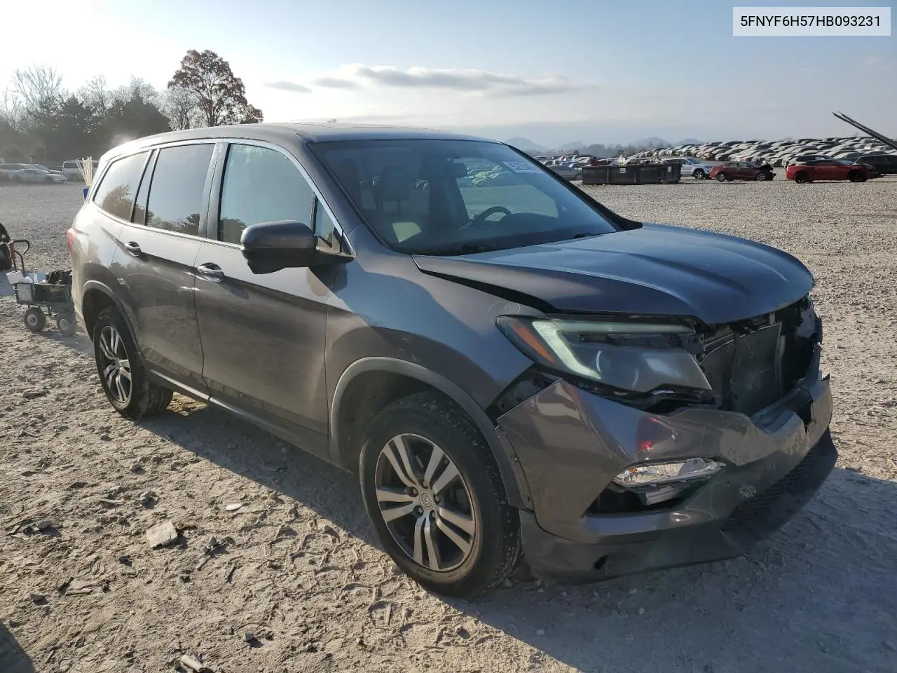5FNYF6H57HB093231 2017 Honda Pilot Exl