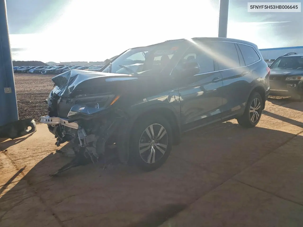 5FNYF5H53HB006645 2017 Honda Pilot Exl
