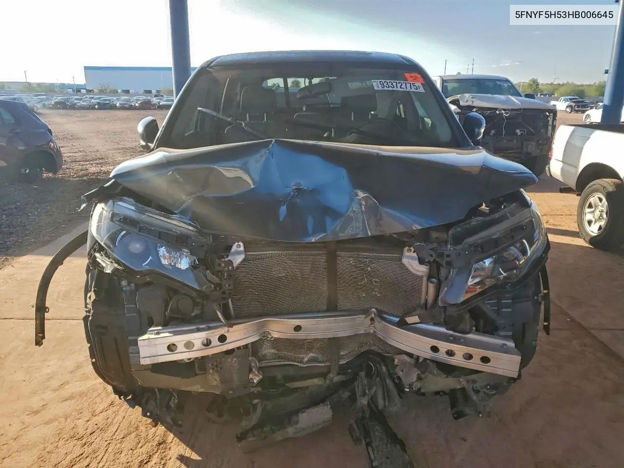 5FNYF5H53HB006645 2017 Honda Pilot Exl