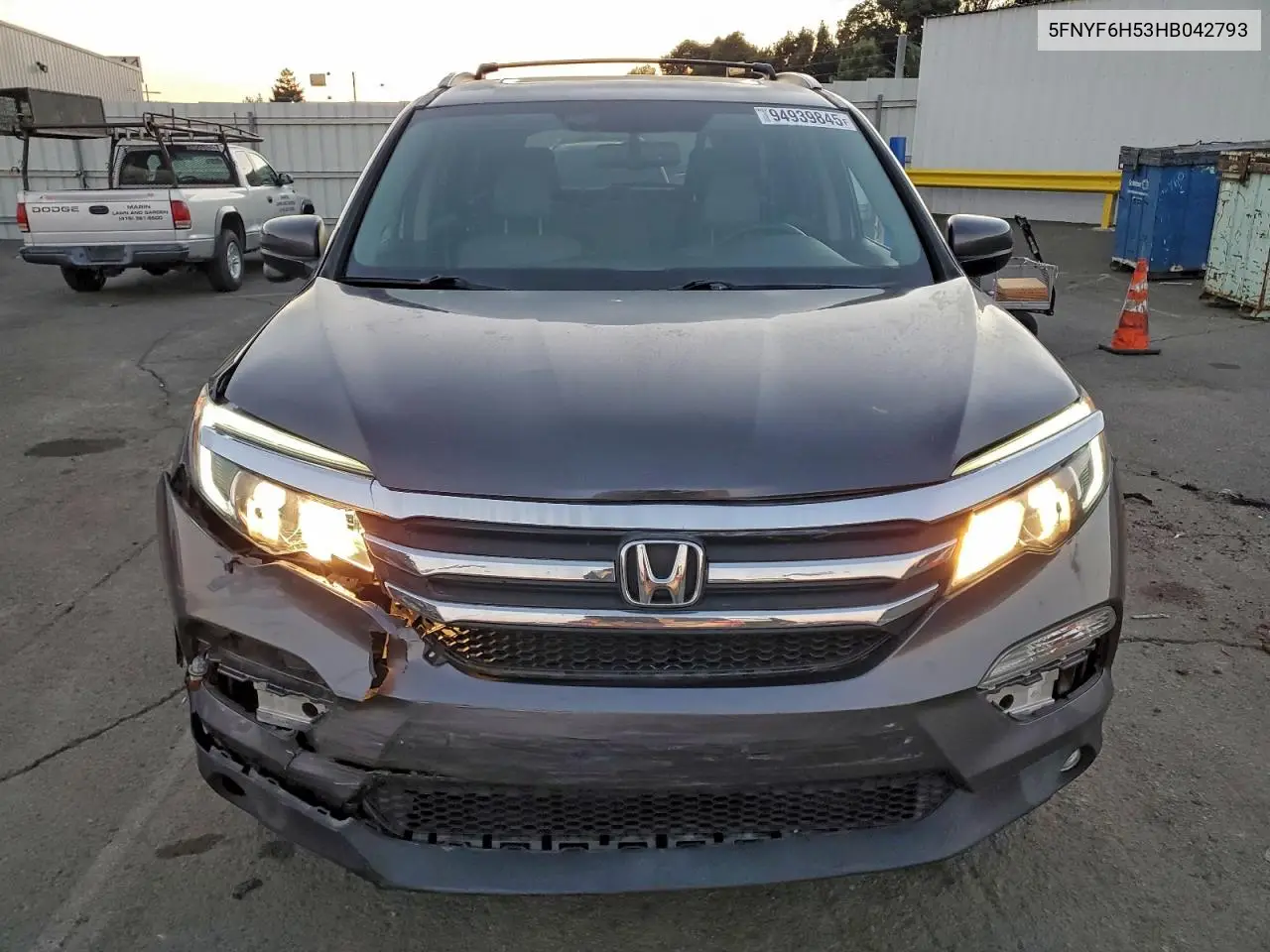 5FNYF6H53HB042793 2017 Honda Pilot Exl