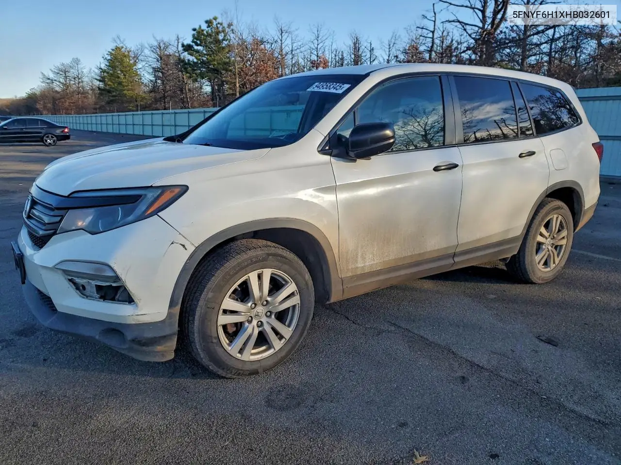 5FNYF6H1XHB032601 2017 Honda Pilot Lx
