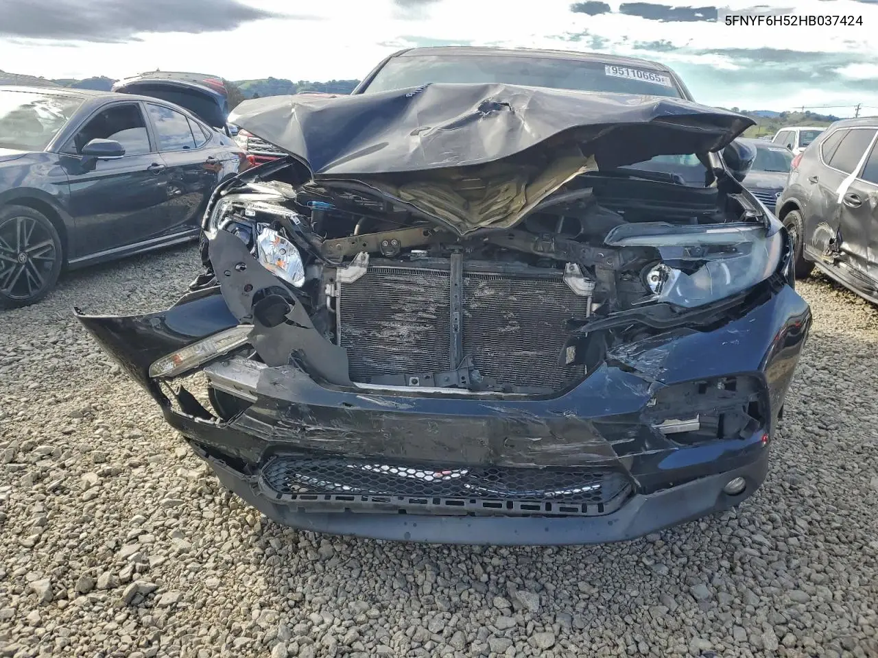 5FNYF6H52HB037424 2017 Honda Pilot Exl