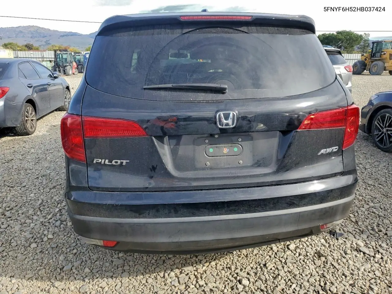5FNYF6H52HB037424 2017 Honda Pilot Exl