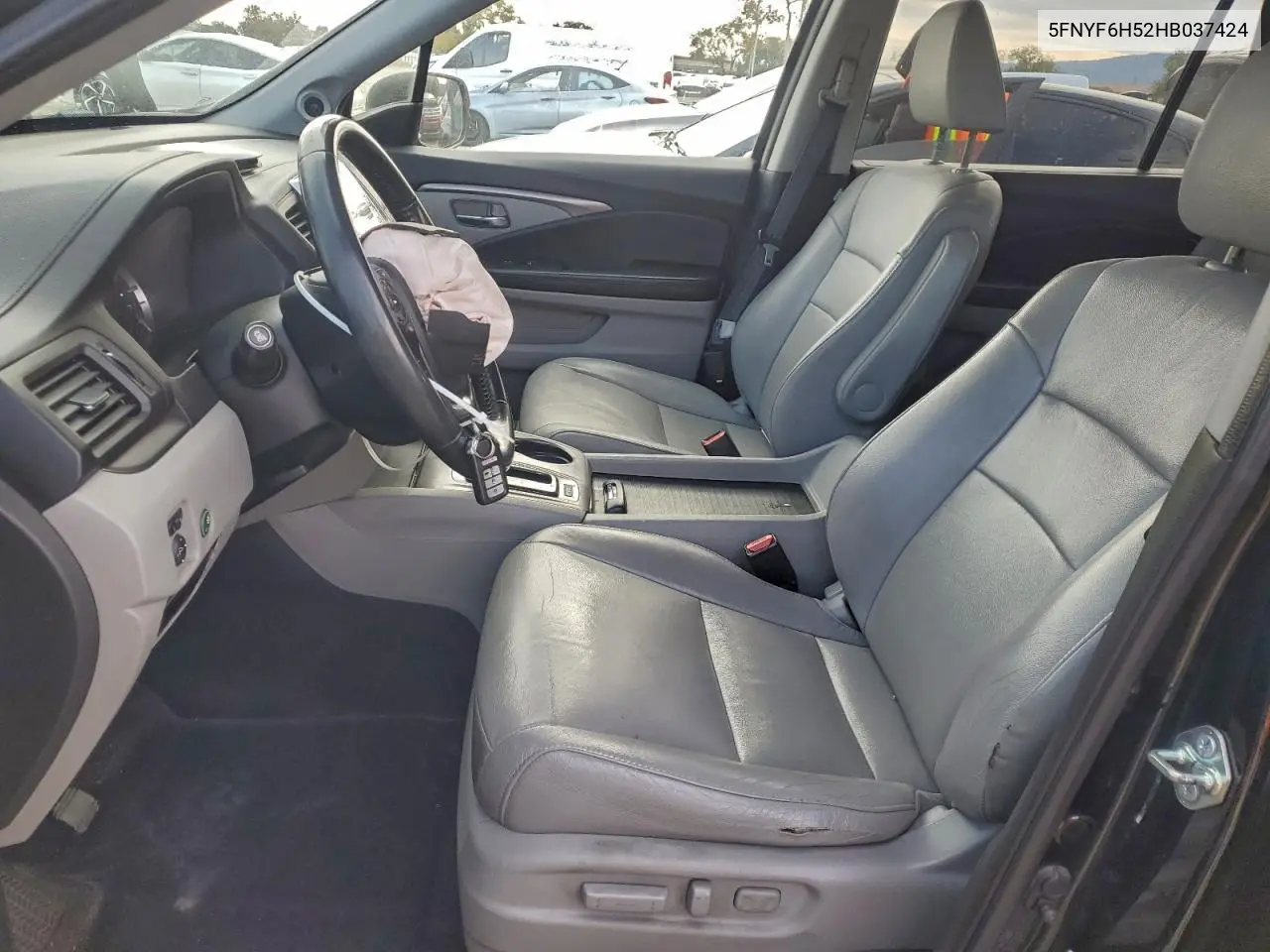 5FNYF6H52HB037424 2017 Honda Pilot Exl