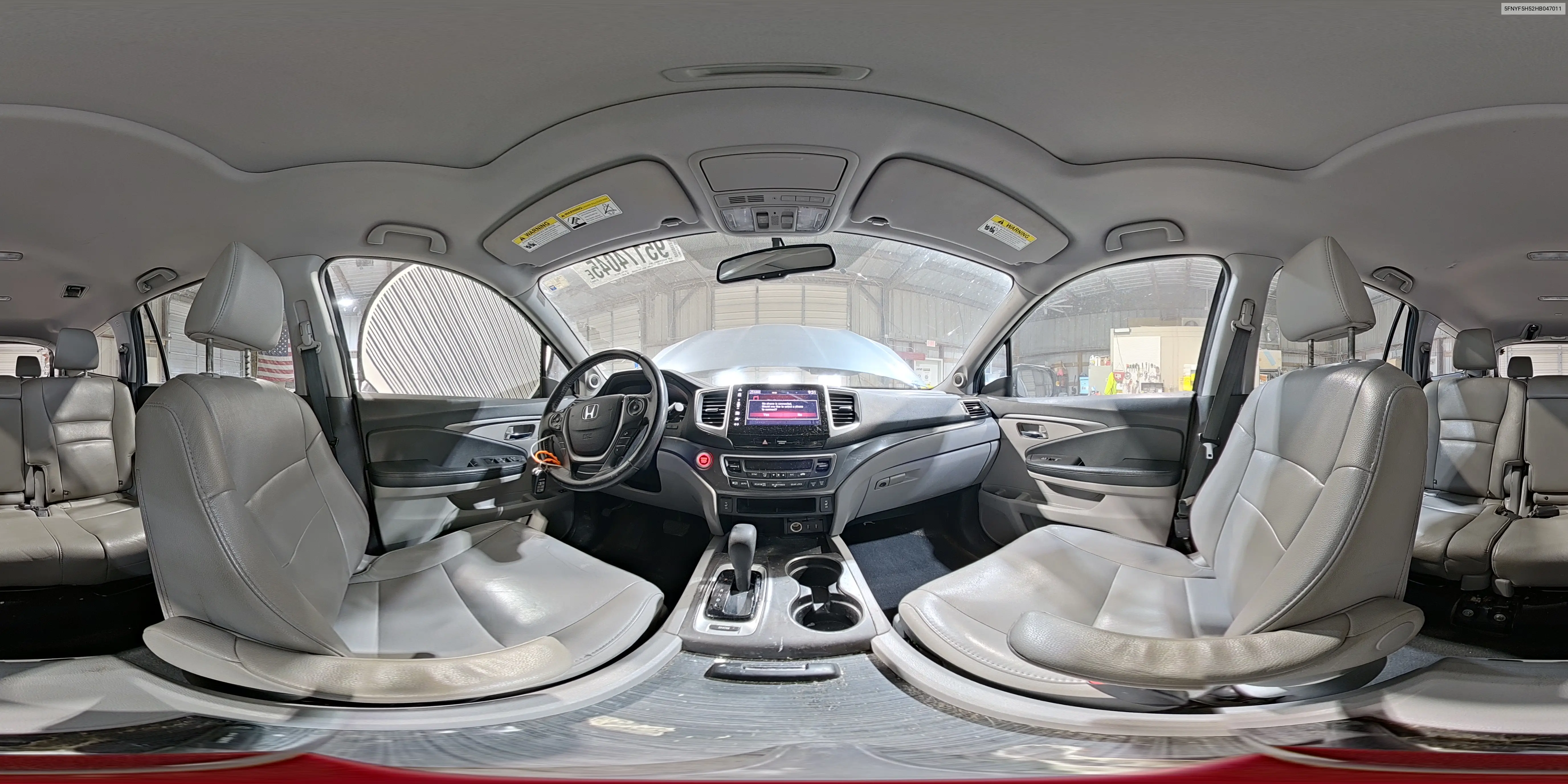 5FNYF5H52HB047011 2017 Honda Pilot Exl