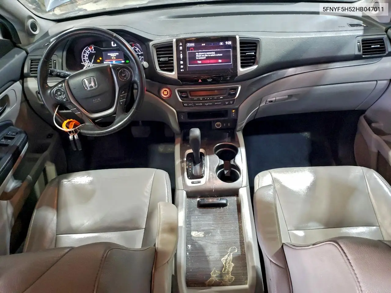 5FNYF5H52HB047011 2017 Honda Pilot Exl