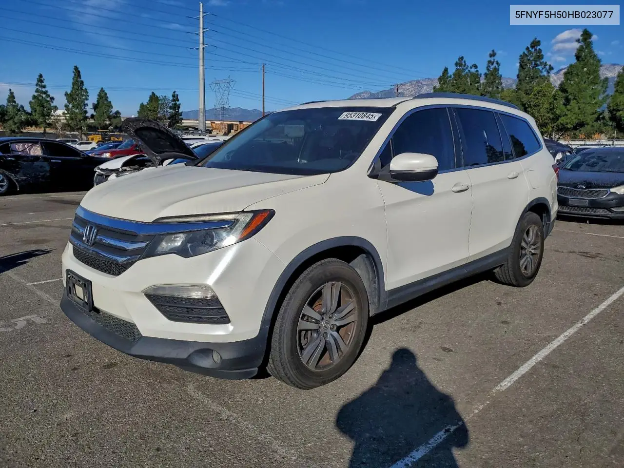 5FNYF5H50HB023077 2017 Honda Pilot Exl