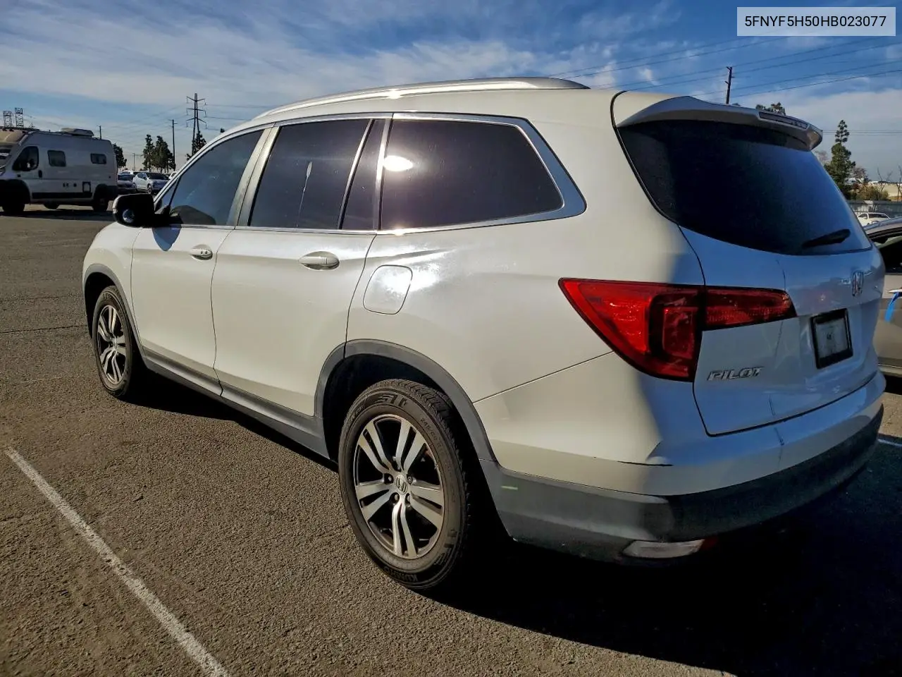 5FNYF5H50HB023077 2017 Honda Pilot Exl