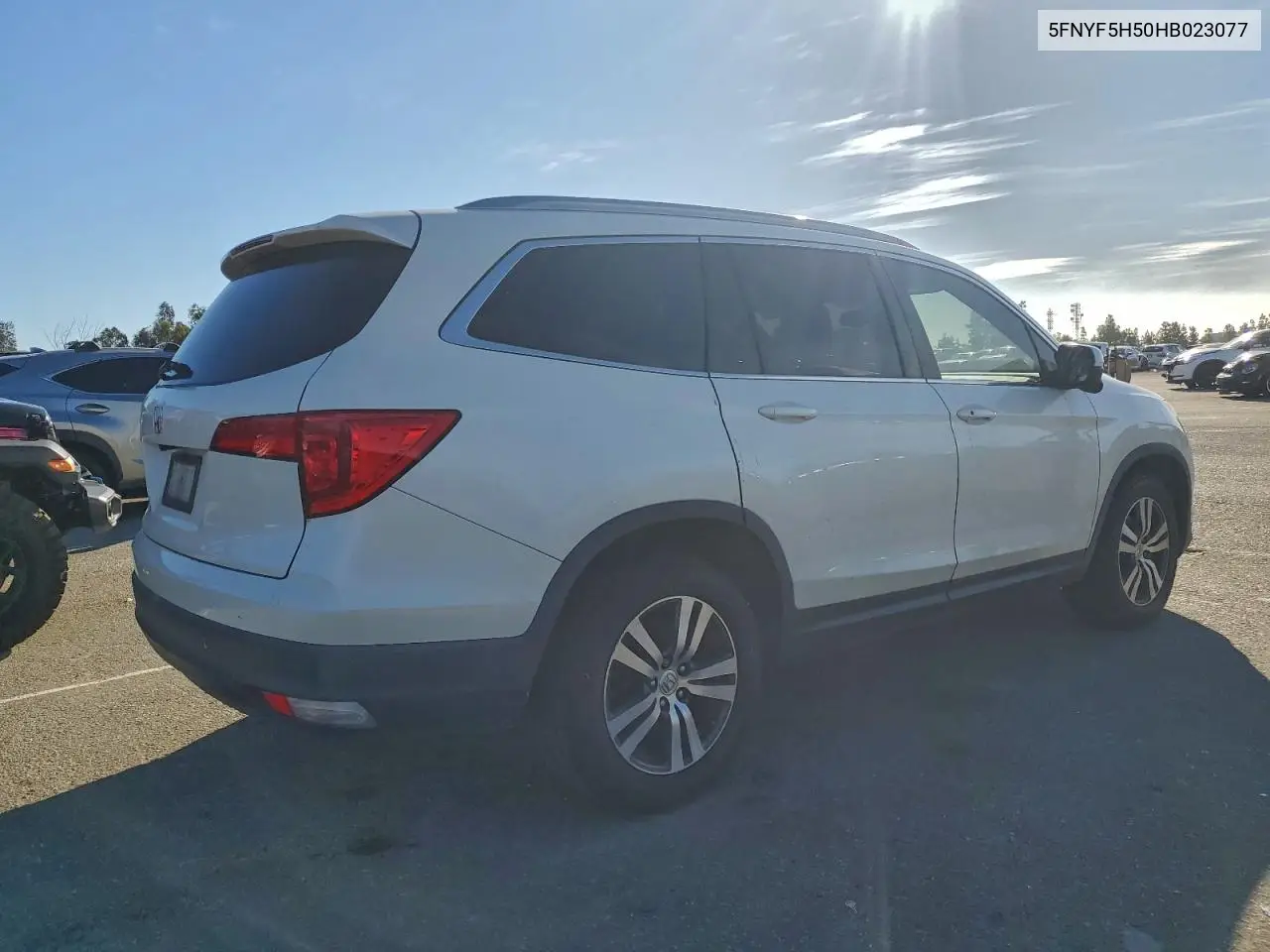 5FNYF5H50HB023077 2017 Honda Pilot Exl