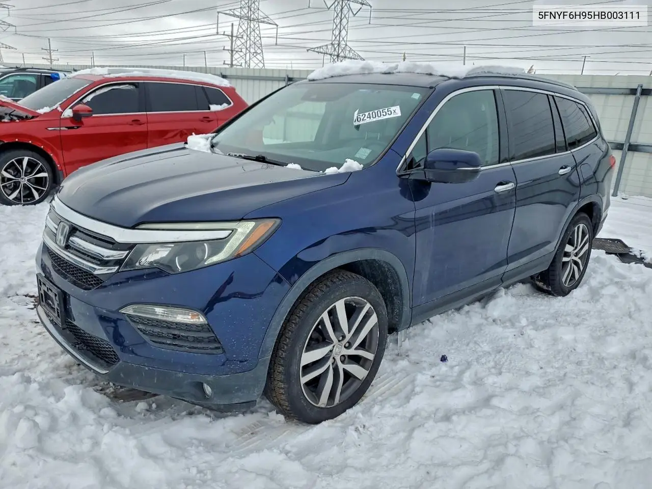 5FNYF6H95HB003111 2017 Honda Pilot Touring