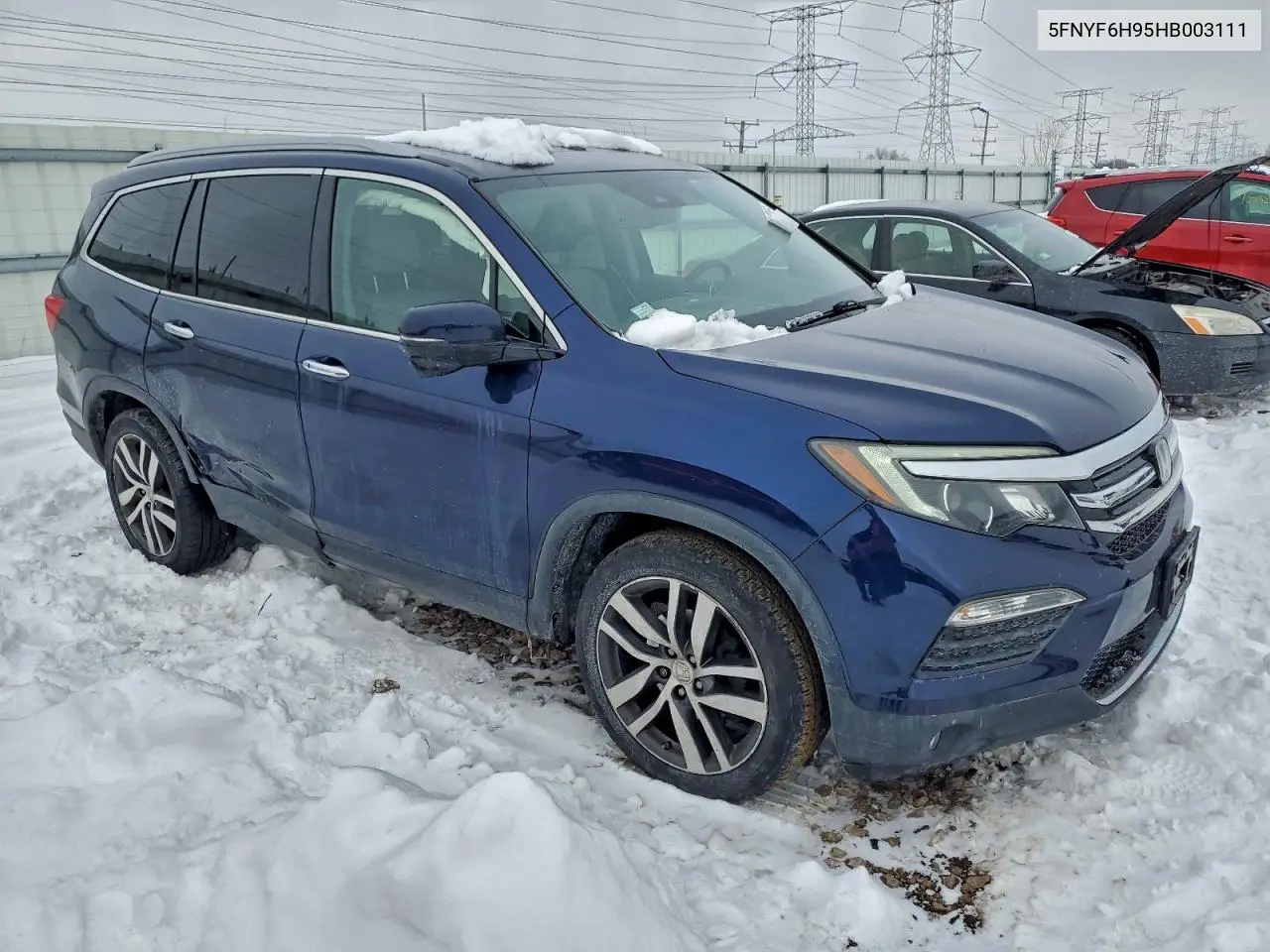 5FNYF6H95HB003111 2017 Honda Pilot Touring