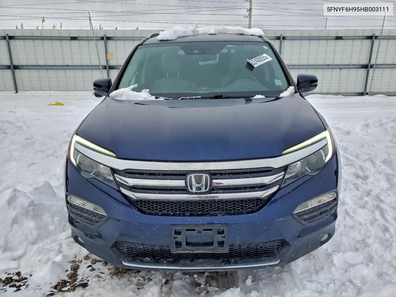 5FNYF6H95HB003111 2017 Honda Pilot Touring