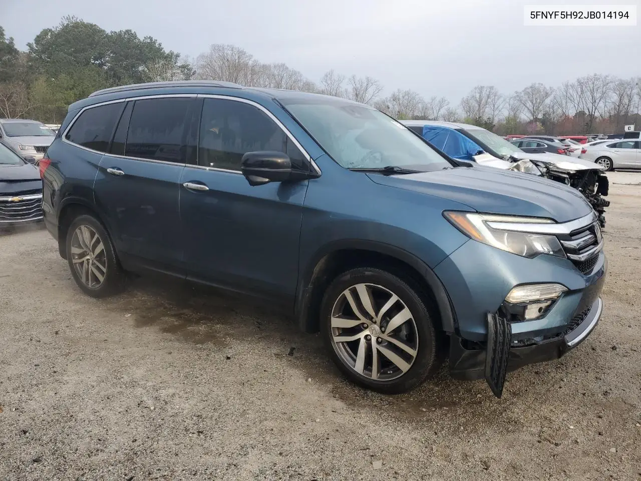5FNYF5H92JB014194 2018 Honda Pilot Touring
