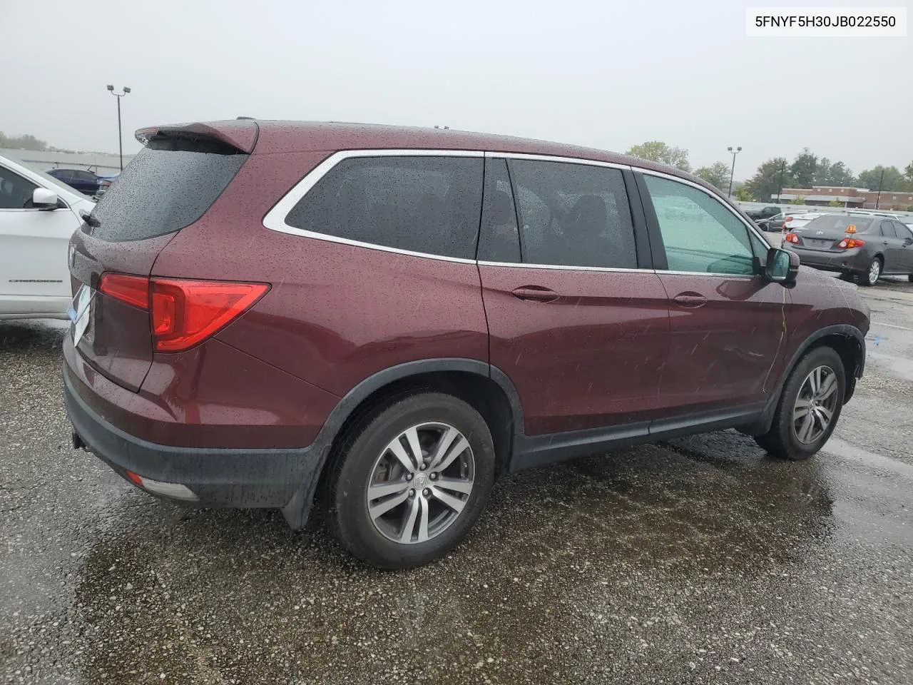 5FNYF5H30JB022550 2018 Honda Pilot Ex