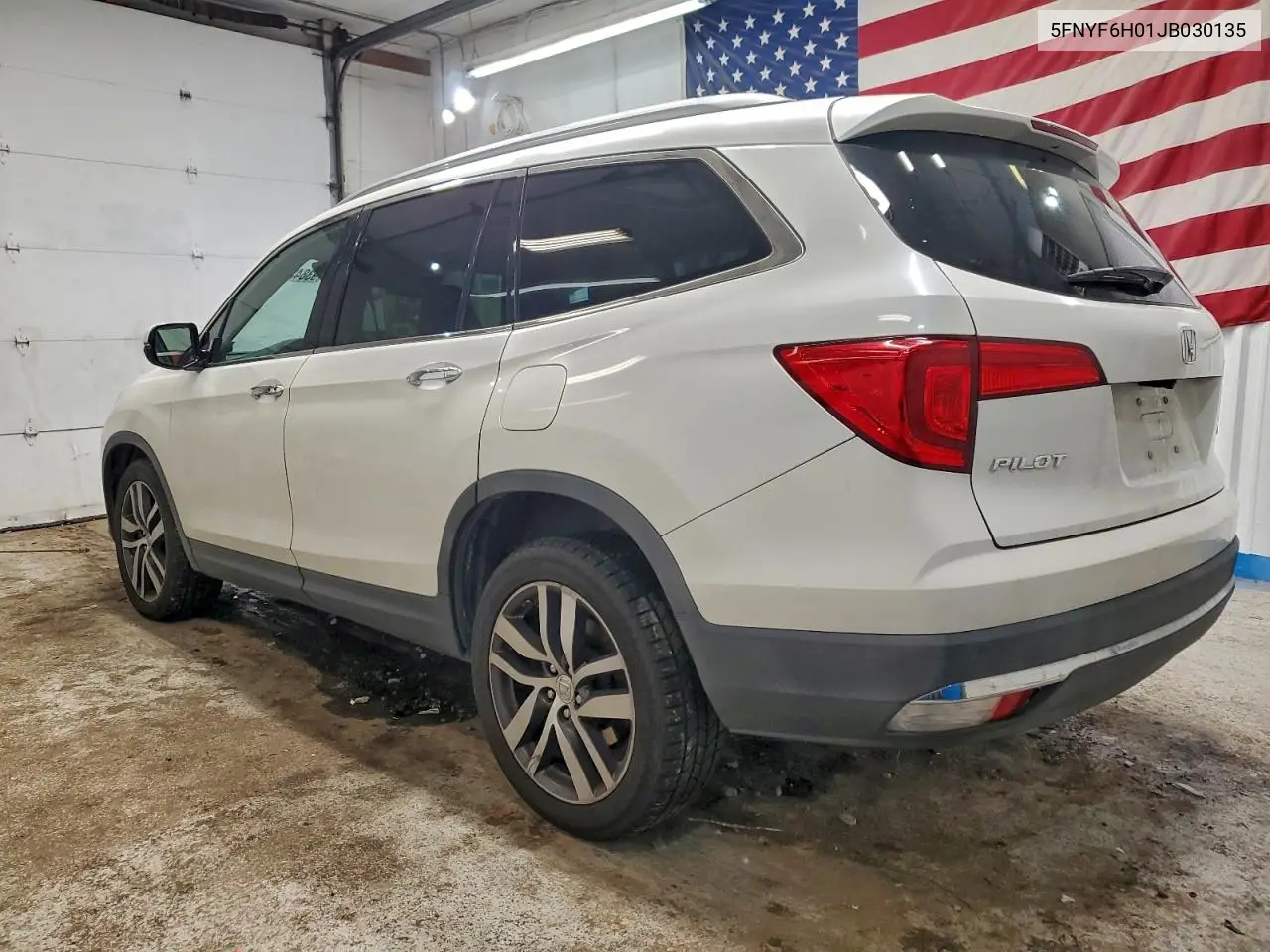 5FNYF6H01JB030135 2018 Honda Pilot Elite