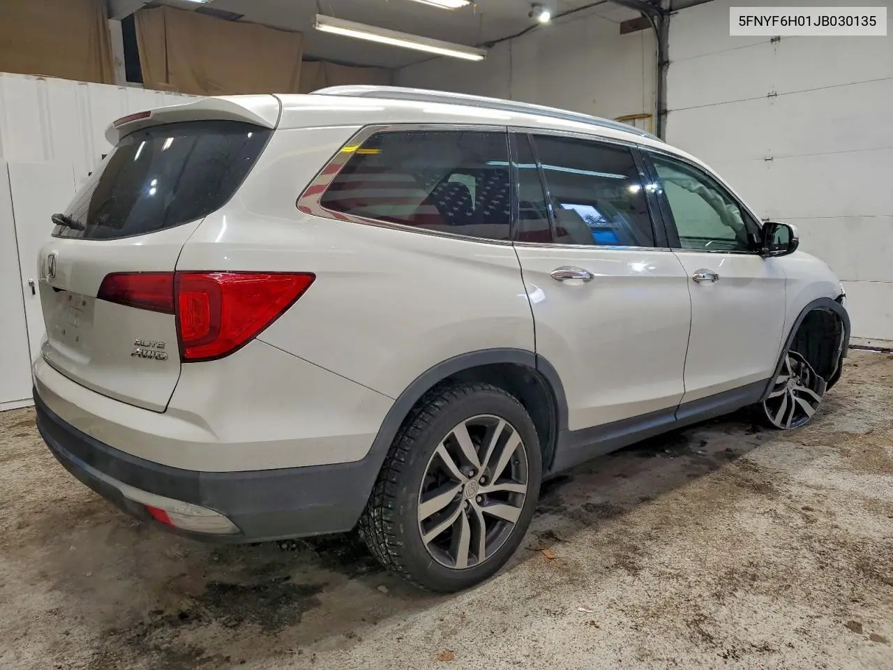 5FNYF6H01JB030135 2018 Honda Pilot Elite