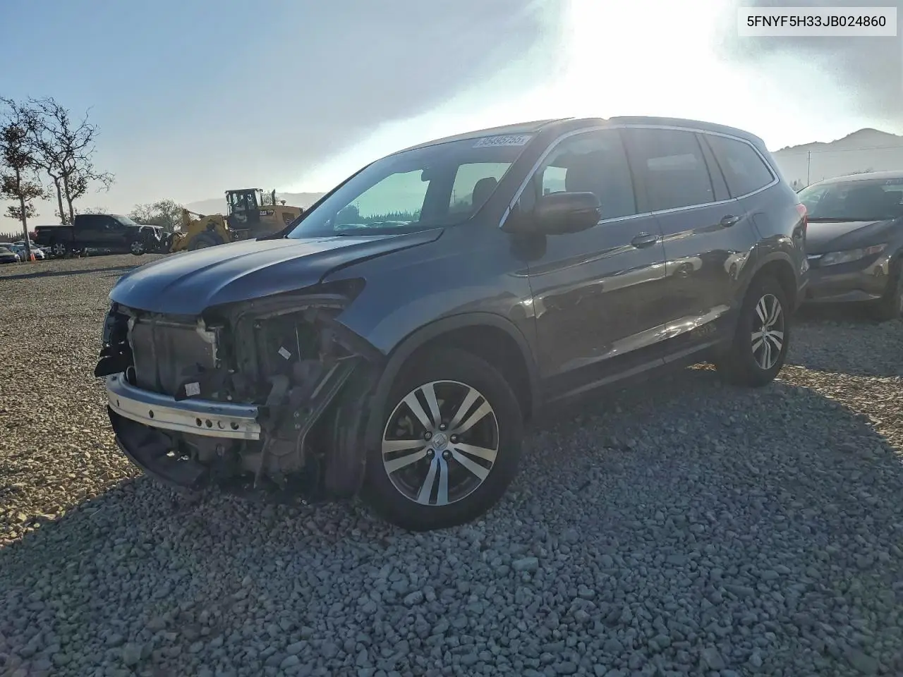 5FNYF5H33JB024860 2018 Honda Pilot Ex