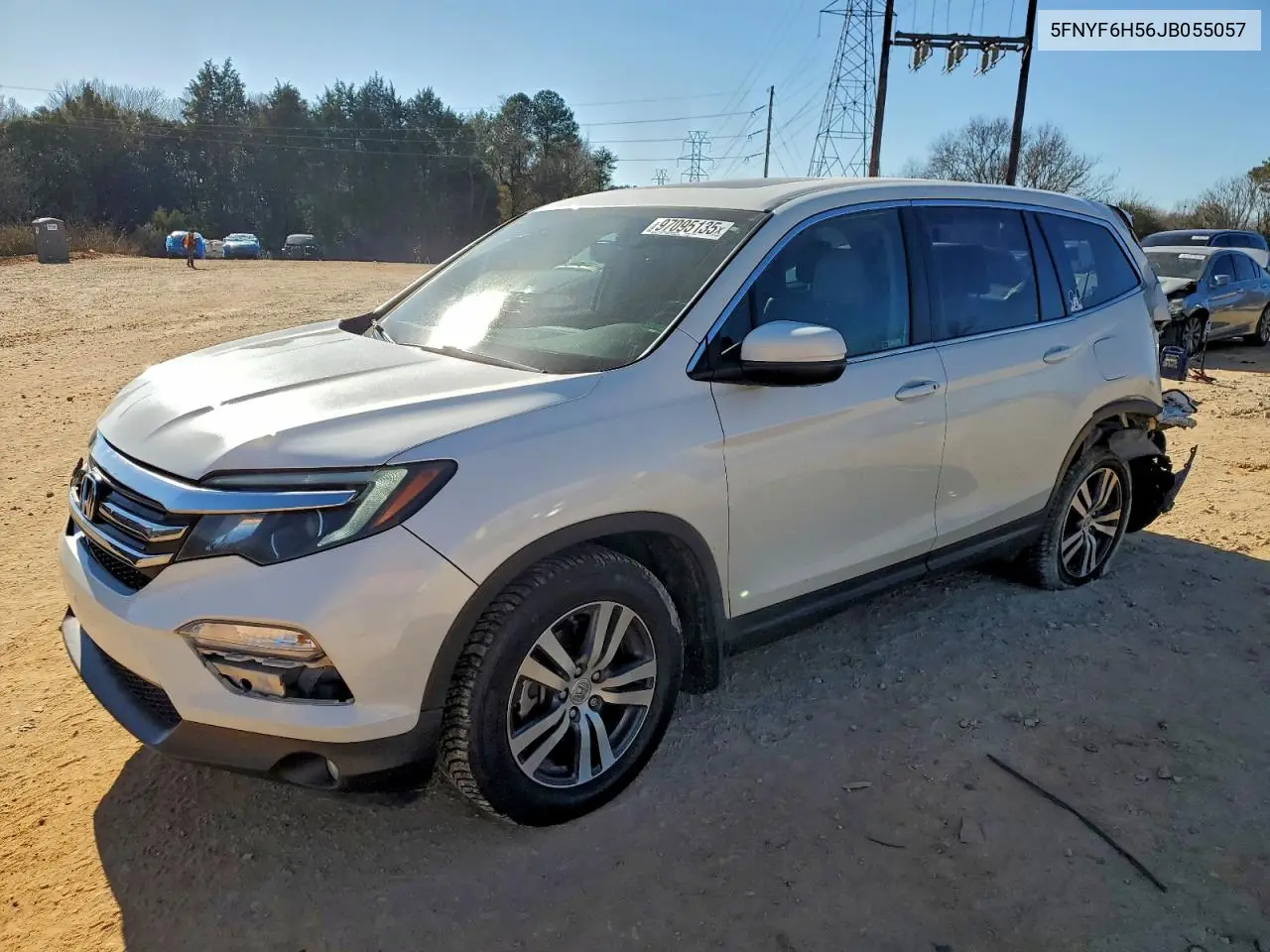 5FNYF6H56JB055057 2018 Honda Pilot Exl