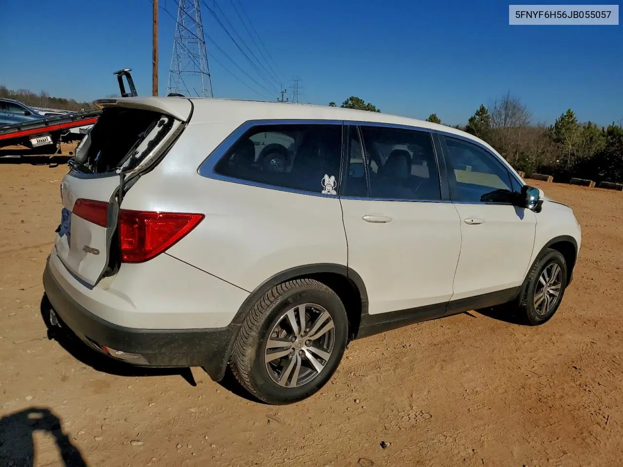 5FNYF6H56JB055057 2018 Honda Pilot Exl