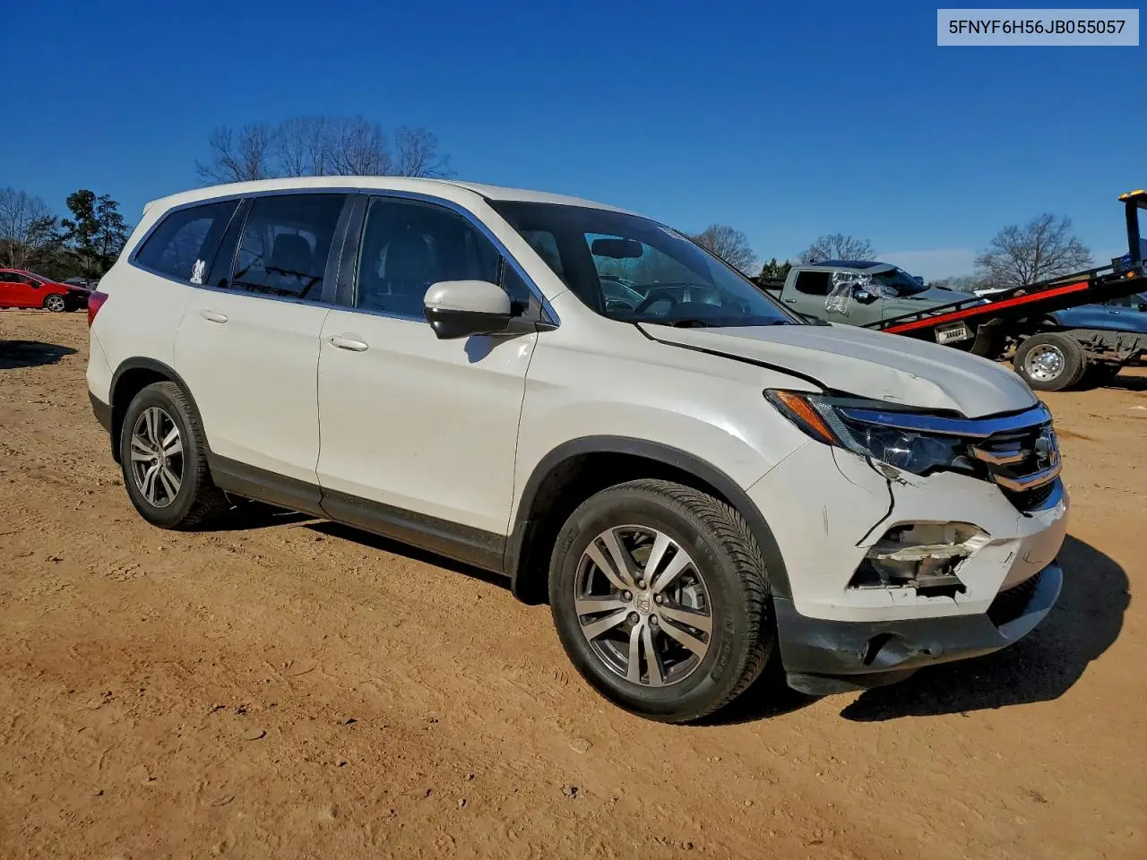 5FNYF6H56JB055057 2018 Honda Pilot Exl