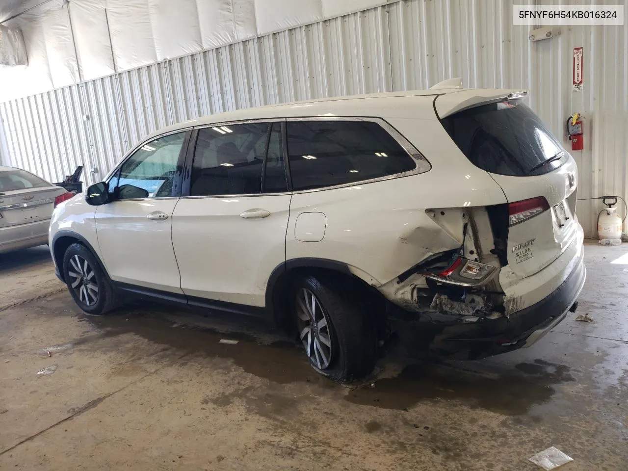 2019 Honda Pilot Exl VIN: 5FNYF6H54KB016324 Lot: 68054684