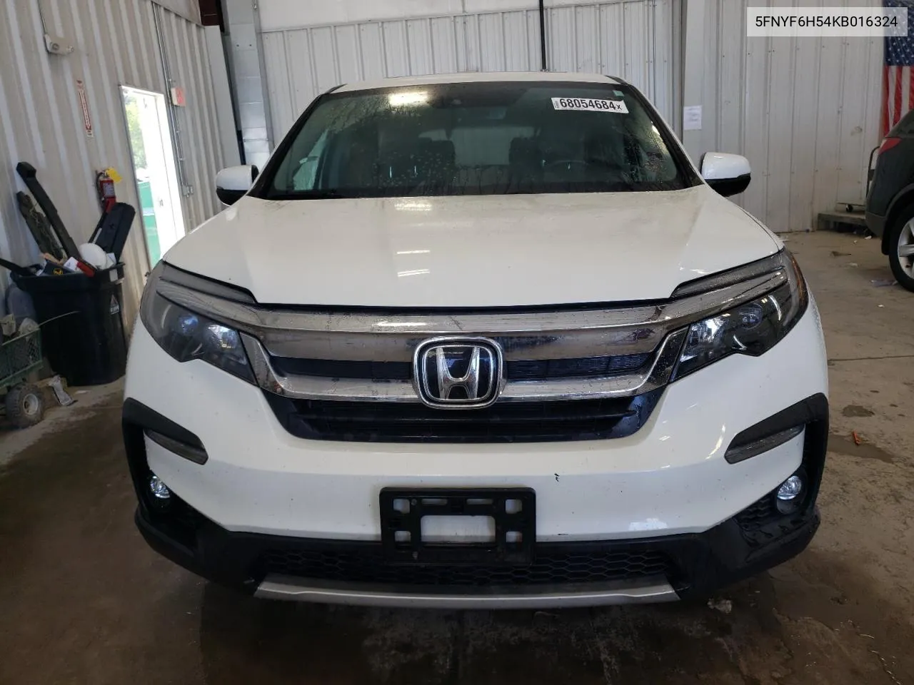 2019 Honda Pilot Exl VIN: 5FNYF6H54KB016324 Lot: 68054684