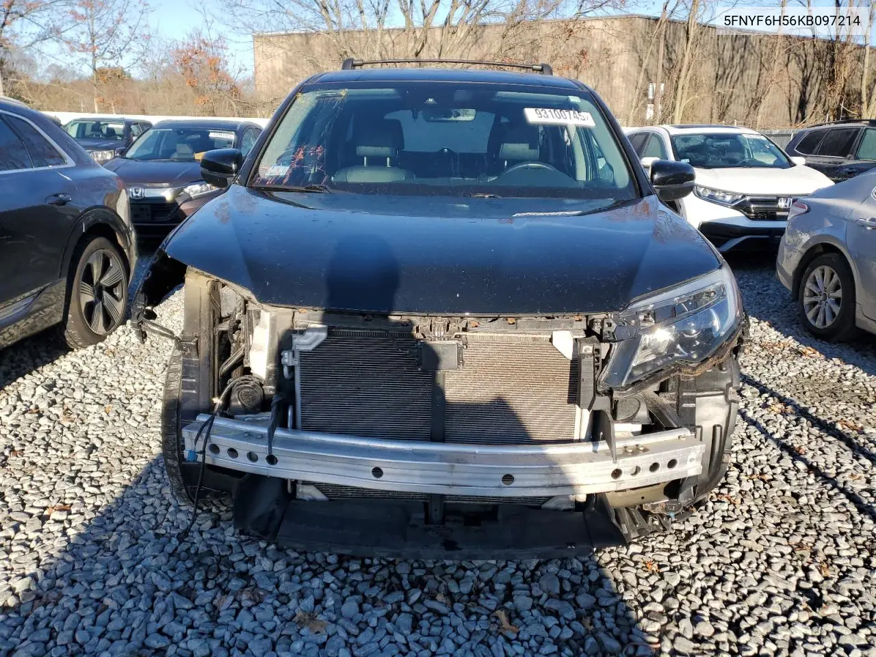 5FNYF6H56KB097214 2019 Honda Pilot Exl