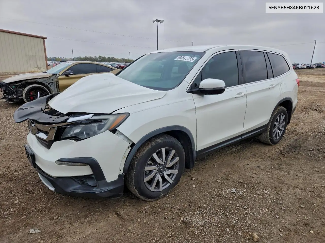 5FNYF5H34KB021628 2019 Honda Pilot Ex