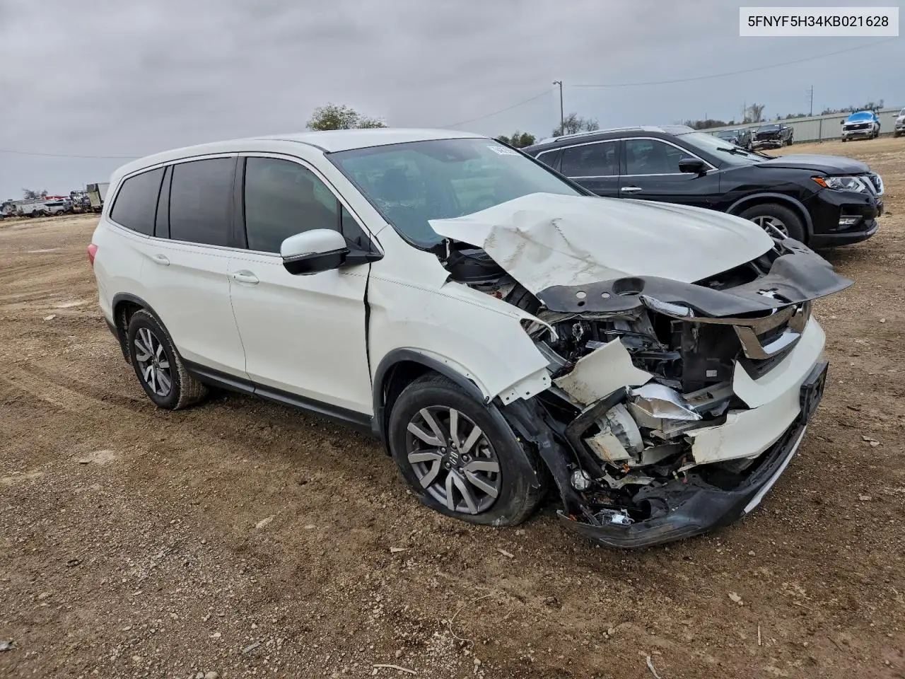 5FNYF5H34KB021628 2019 Honda Pilot Ex