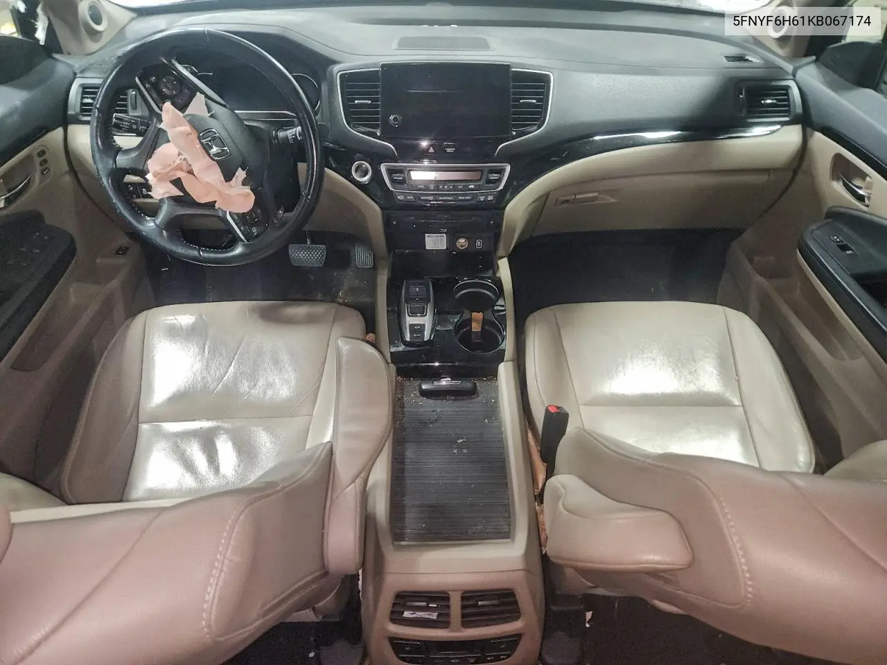 5FNYF6H61KB067174 2019 Honda Pilot Touring